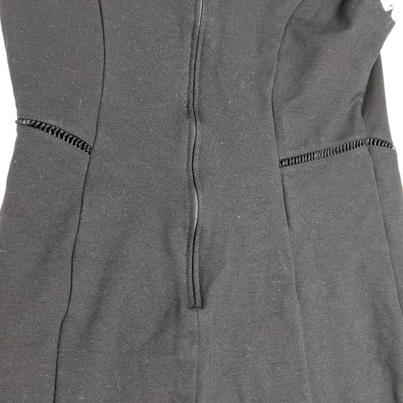 Bisou Bisou Classic Sheath Black Dress Sz 8 - Picture 4 of 9